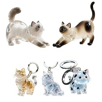 収納型　　ネコのお雛様 Amazon.co.jp: ペット 猫型収納ボックス カプセルトイ